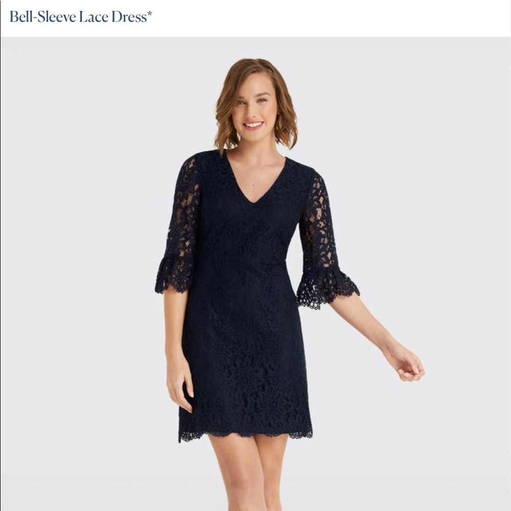 Bell Sleeve V-Neck Lacy, Draper James dress 10